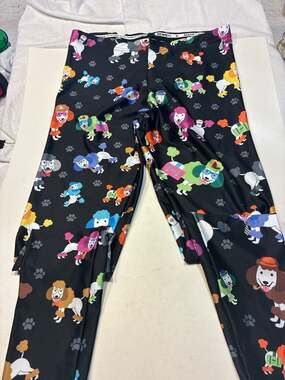 Brave New Look Women's Size L Poodle Print Leggings